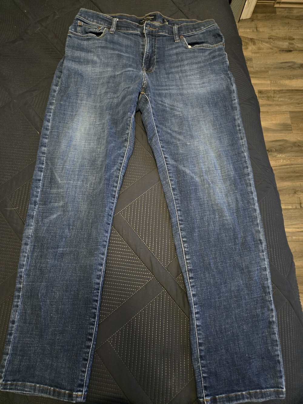 Lucky Brand Men's Blue 221 Straight-Leg Jeans 34x32